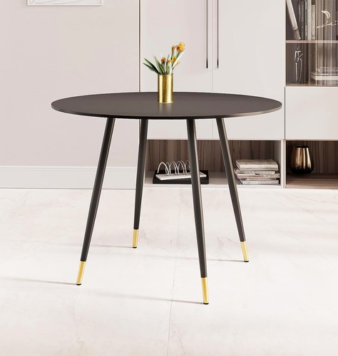 Dining table black - black, wooden
