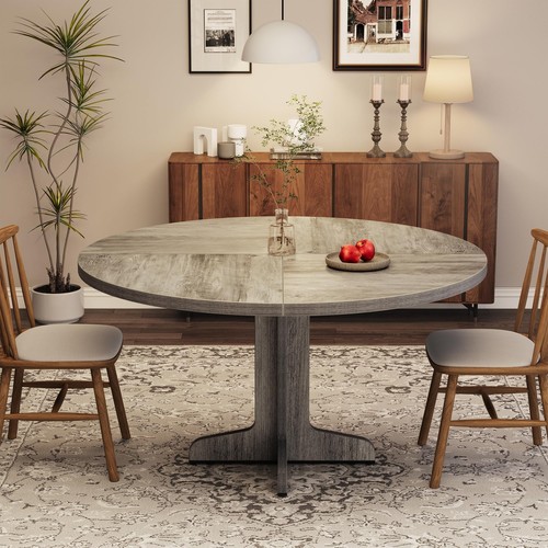 Round dining table - table, 4