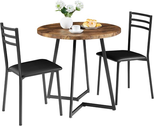 Small round kitchen - kitchen, with
