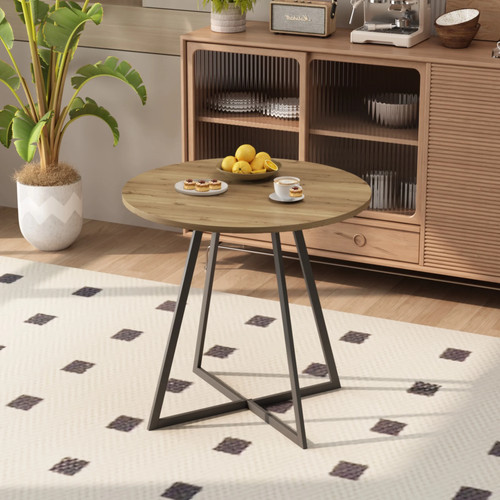 Round dining table - dining,