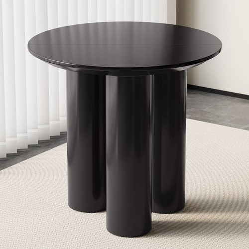 Round dining table - round,