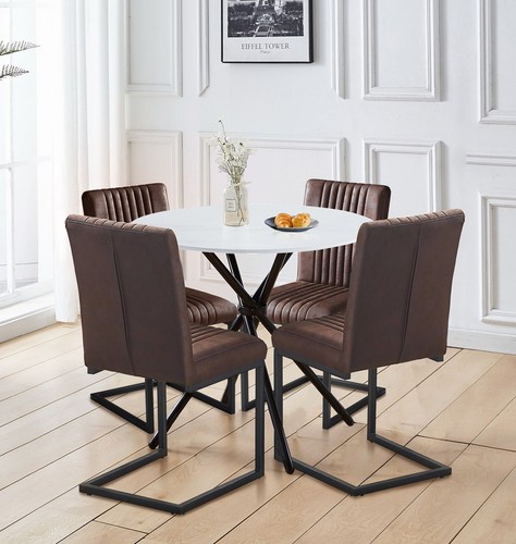 Dining set small - dining, round