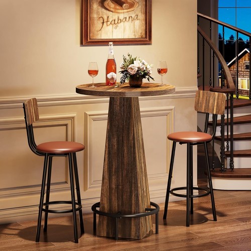 Round bar table high - 37.4",
