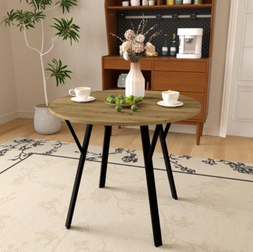 Round kitchen table - round,