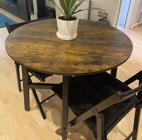 Round dining table vintage - dining,